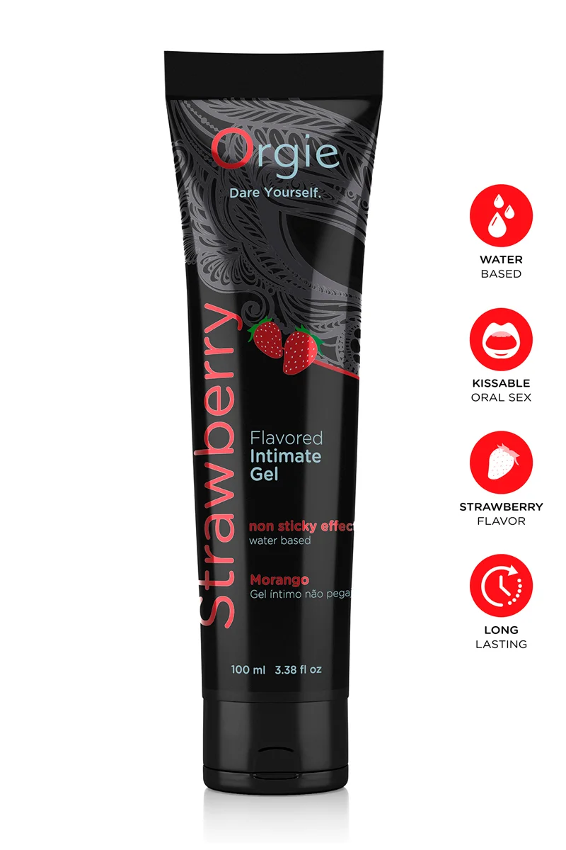 Tube Gel Fraise Orgie – texture douce non collante